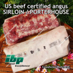 Beef Sirloin America US CHOICE (Striploin / New York Strip / Has Luar) frozen whole cuts +/- 6 kg/pc (price/kg) brand USDA SWIFT (PREORDER 2-3 days notice)